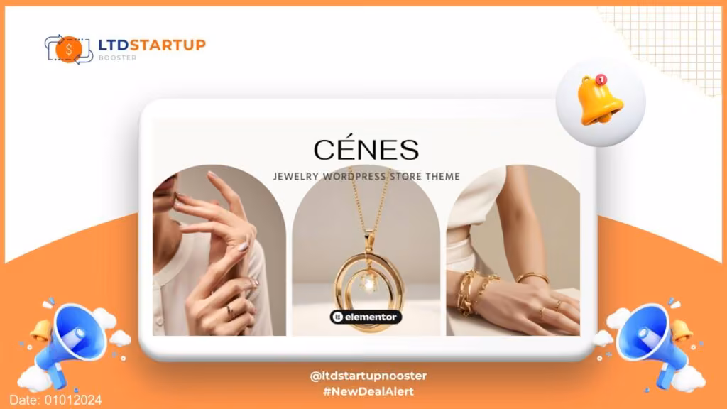 Cenes - Jewelry WordPress Store Theme cover