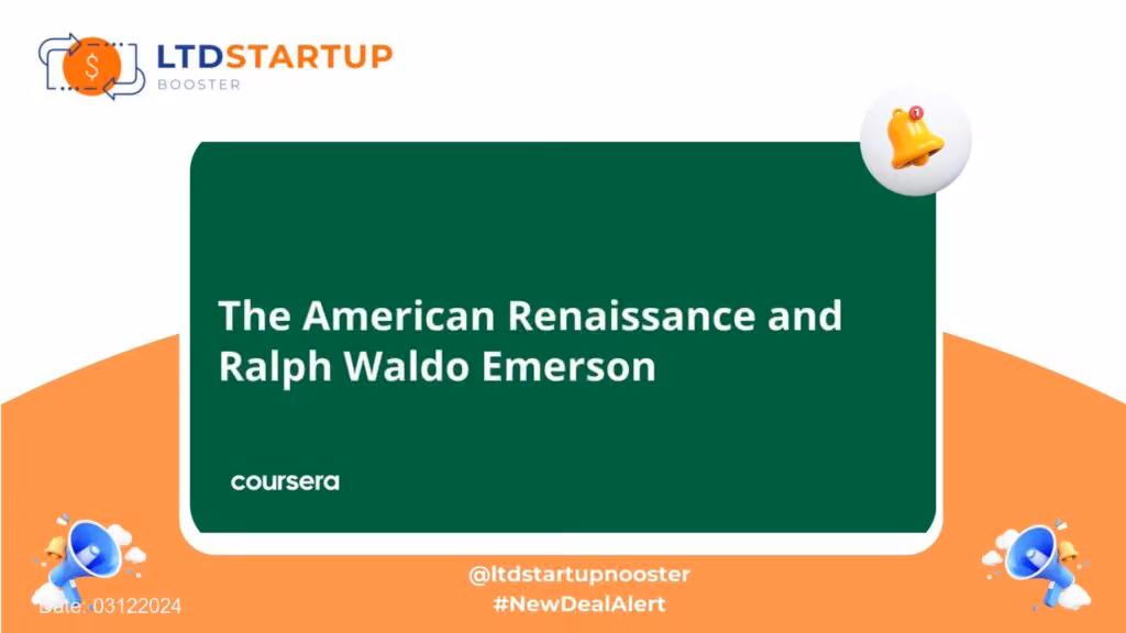 [Start Learning New Skill] The American Renaissance and Ralph Waldo Emerson cover