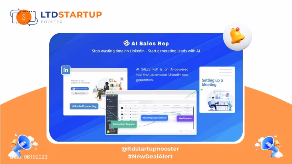 [New Lifetime Deal] StrategyBrain AI Sales Rep Lifetime Deal - AI automates LinkedIn lead generation. cover