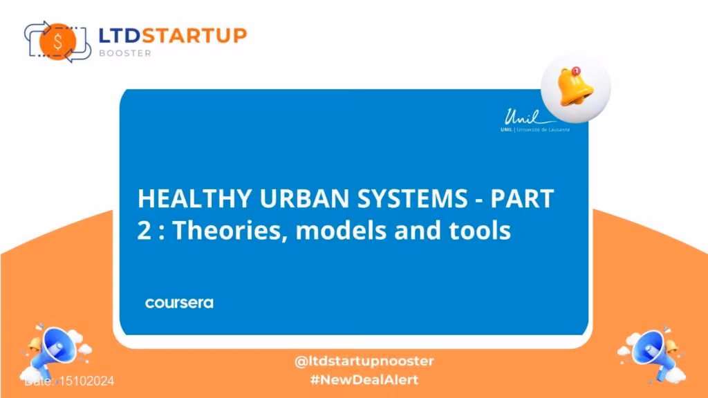 [Start Learning New Skill] HEALTHY URBAN SYSTEMS - PART 2 : Theories, models and tools cover