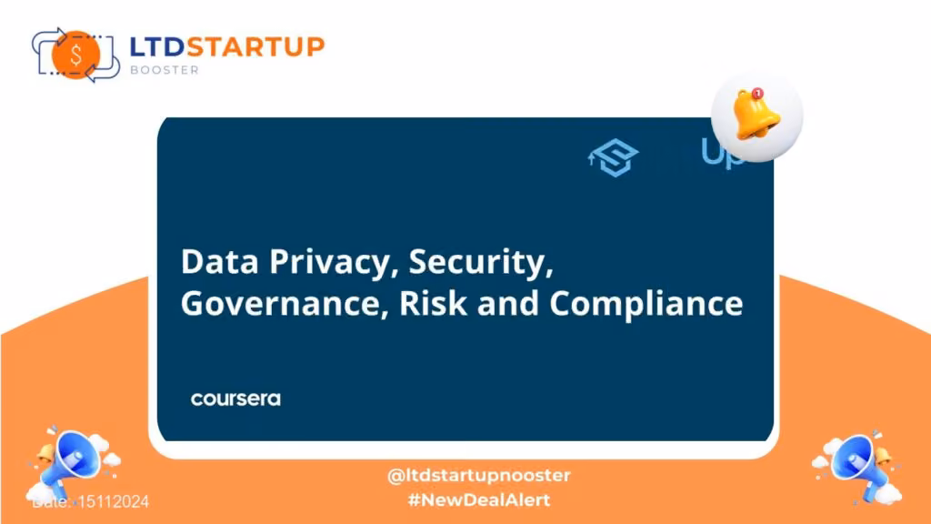 [Start Learning New Skill] Data Privacy, Security, Governance, Risk and Compliance cover