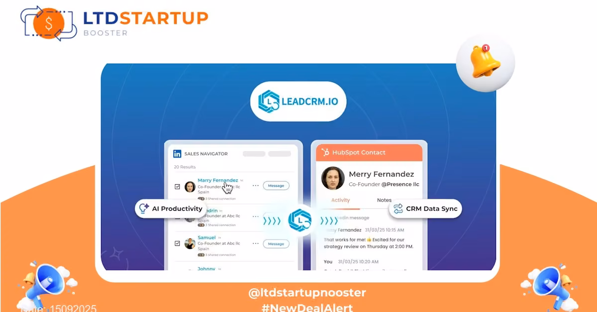 LeadCRM Lifetime Deal Banner