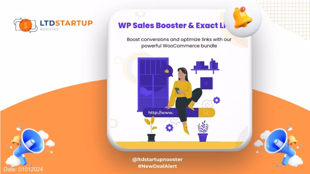 New LTD Alert - WP Sales Booster & Exact Links: Maximize Sales and Optimize Links for WooCommerce cover