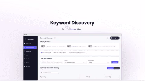 Keyword Discovery by Keyword Spy