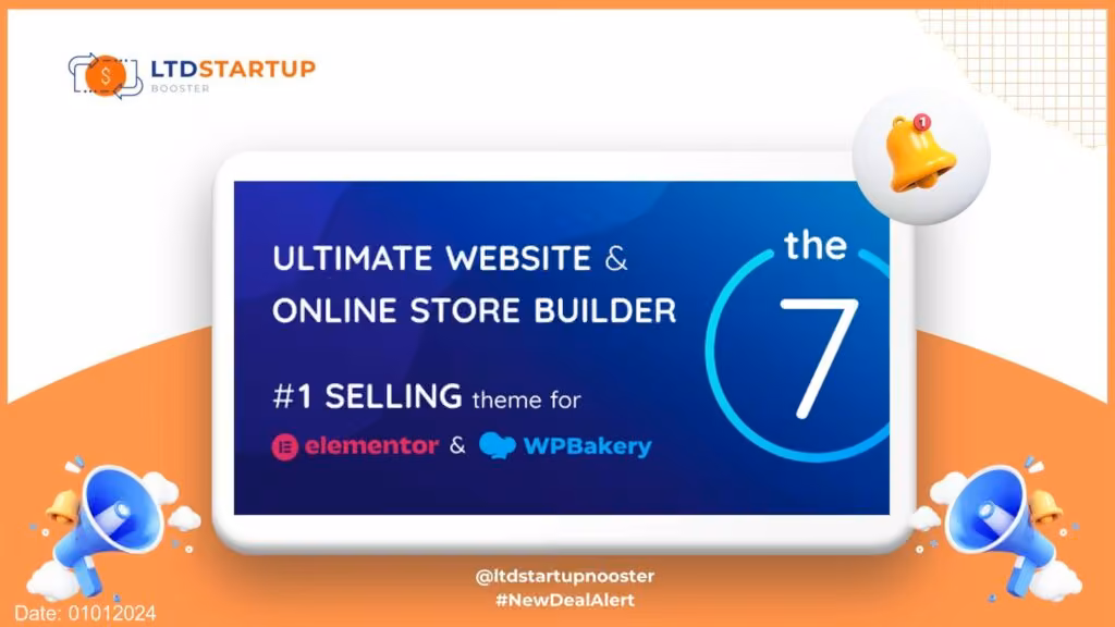 The7 — Ultimate Website & Online Store Builder for WordPress and WooCommerce cover