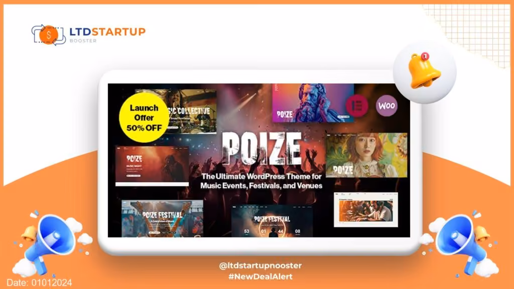 Poize for Music Events, Festivals & Venues cover