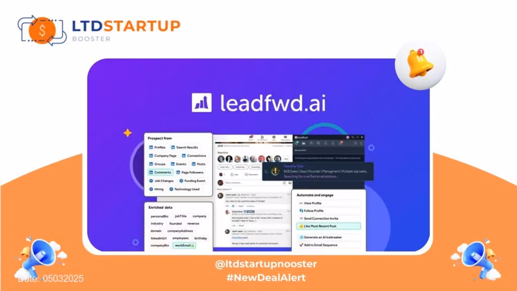 [New LTD] Leadfwd - LinkedIn prospecting and outreach cover