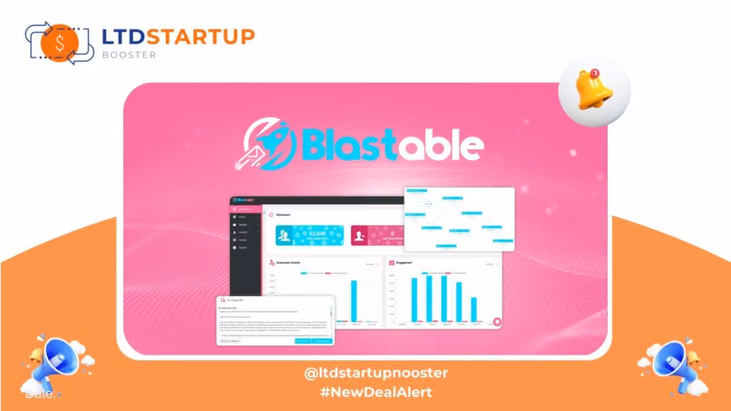 New Lifetime Deal Alert - Blastable - Boost email deliverability with AI. cover
