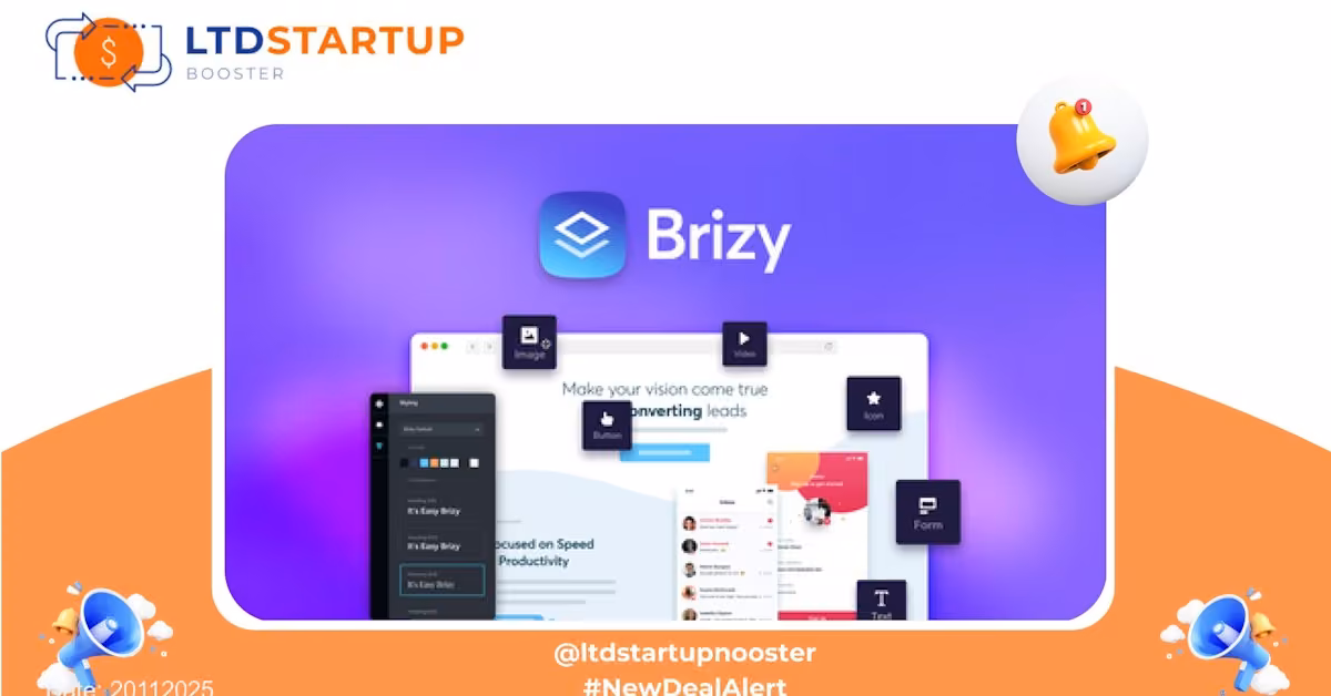 Brizy Cloud Lifetime Site Builder