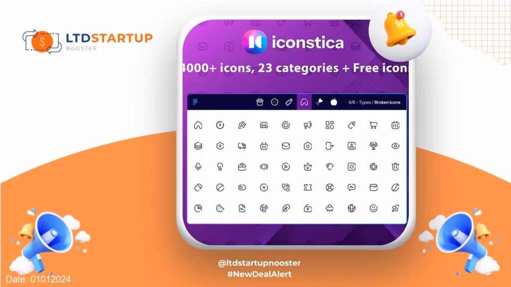 New LTD Alert - Iconstica Lifetime Deal : Elevate Your Design Game! cover
