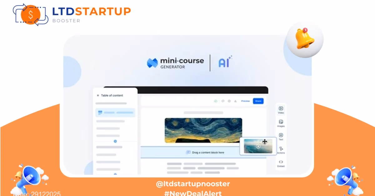 Mini Course Generator Banner