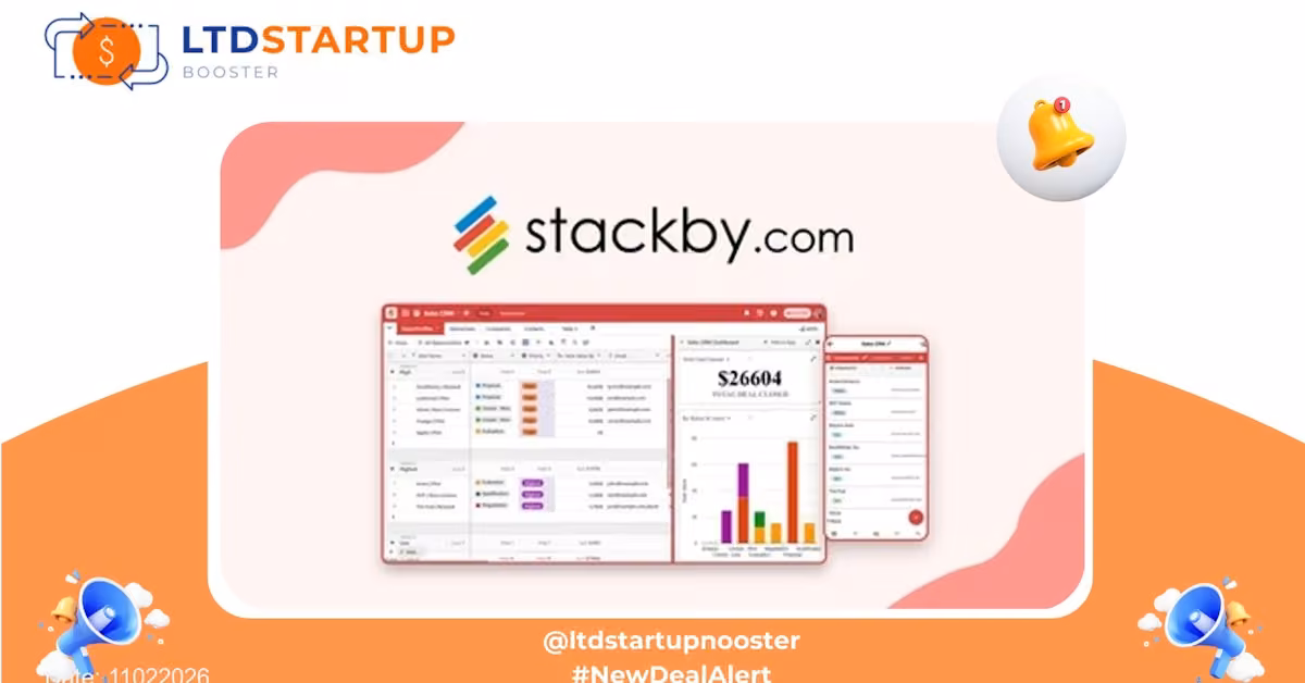 Stackby Lifetime Deal Banner
