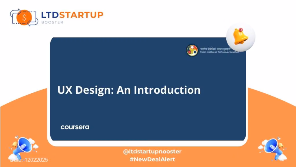 [Start Learning New Skill] UX Design: An Introduction cover