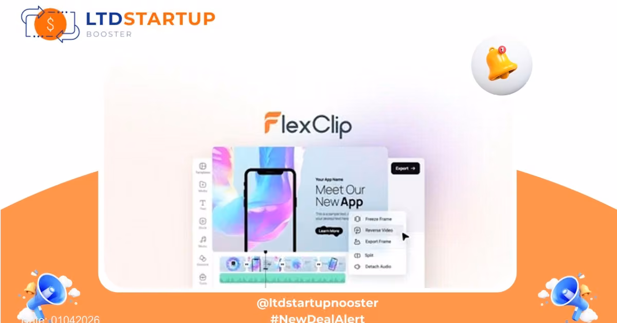 FlexClip Lifetime Deal Banner