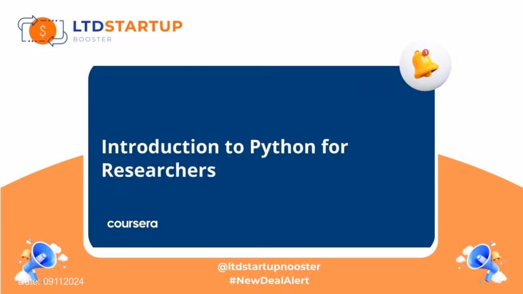 [Start Learning New Skill] Introduction to Python for Researchers cover