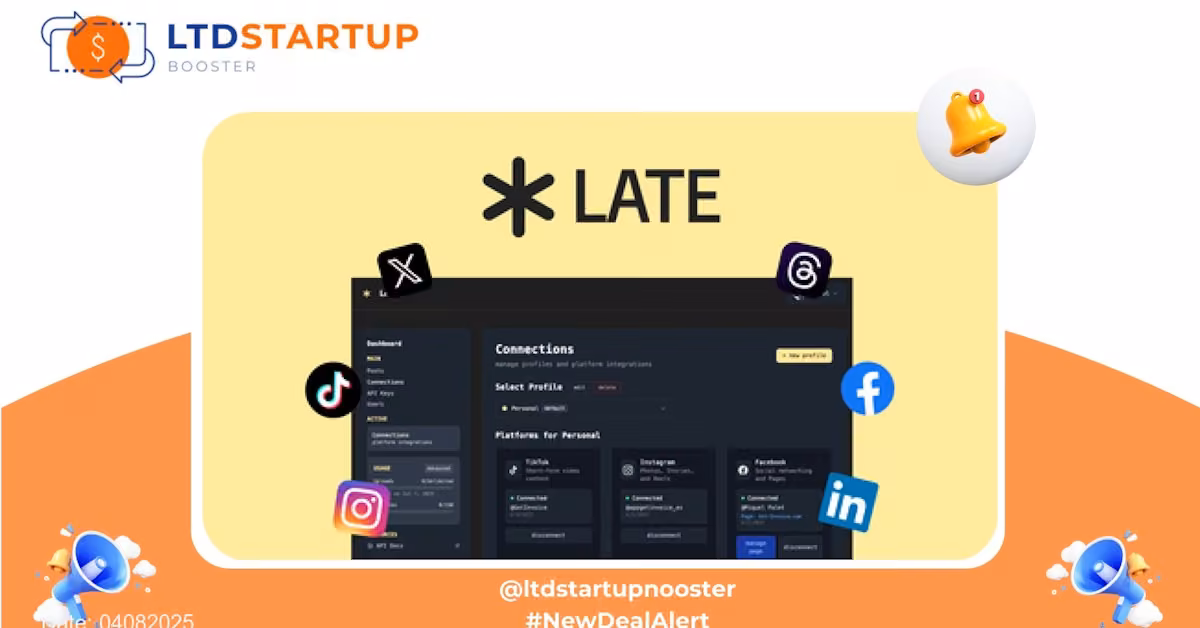 Late lifetime deal — meeting capture, AI summaries and task automation